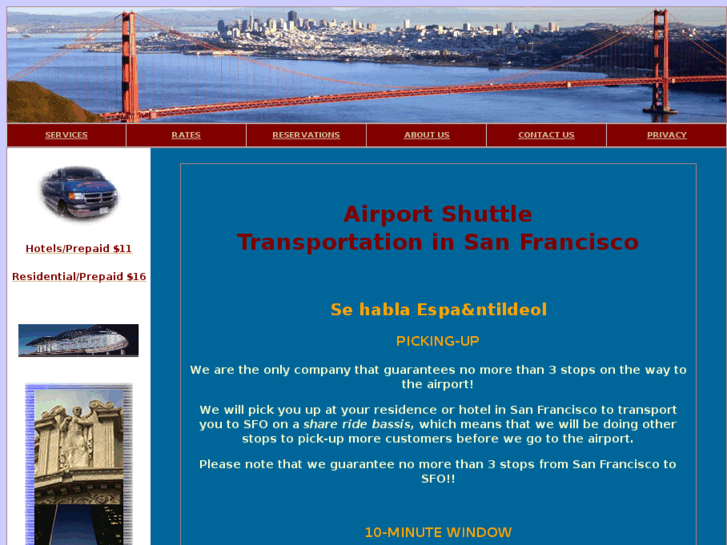 www.sanfranciscocityshuttle.com