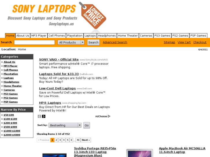 www.sonylaptops.us