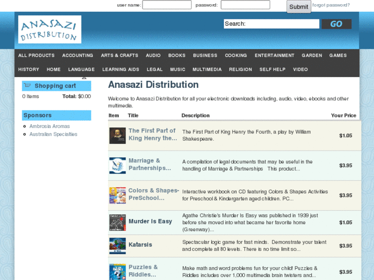www.anasazidistribution.com
