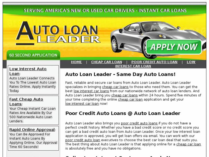 www.auto-loan-leader.com