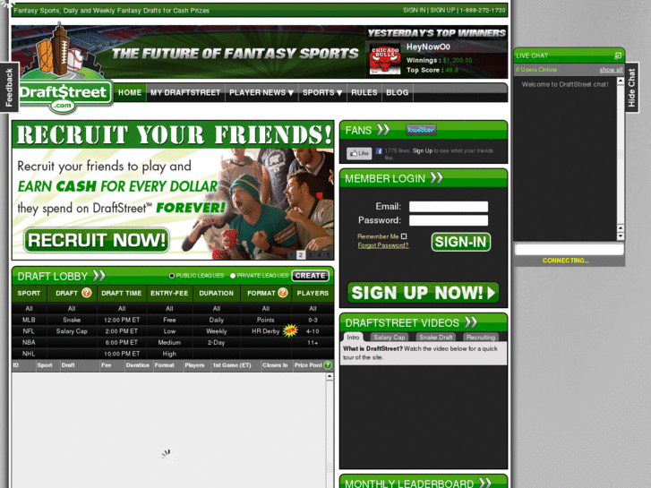 www.draftstreet.com