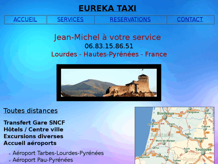 www.eureka-taxi-lourdes.com