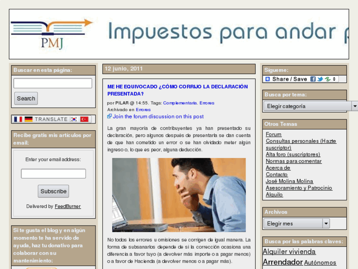 www.impuestosparaandarporcasa.com