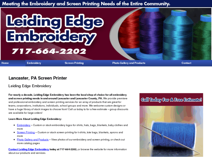 www.leidingedgeembroidery.com