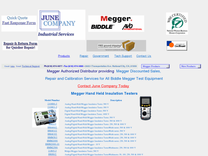 www.meggerrepair.com