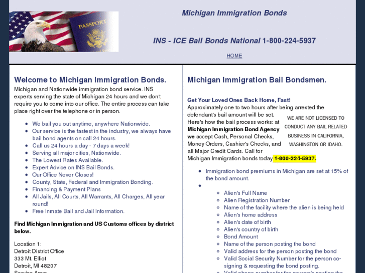 www.michiganimmigrationbonds.com