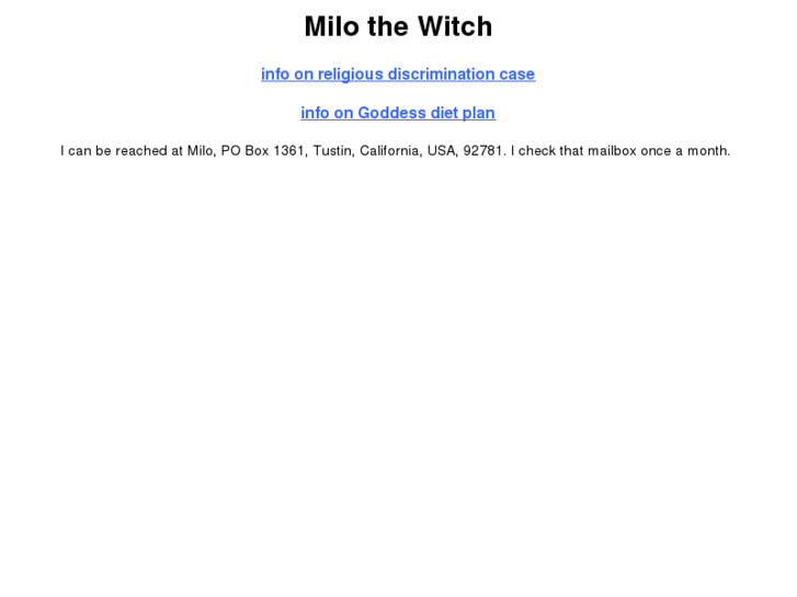 www.milothewitch.com