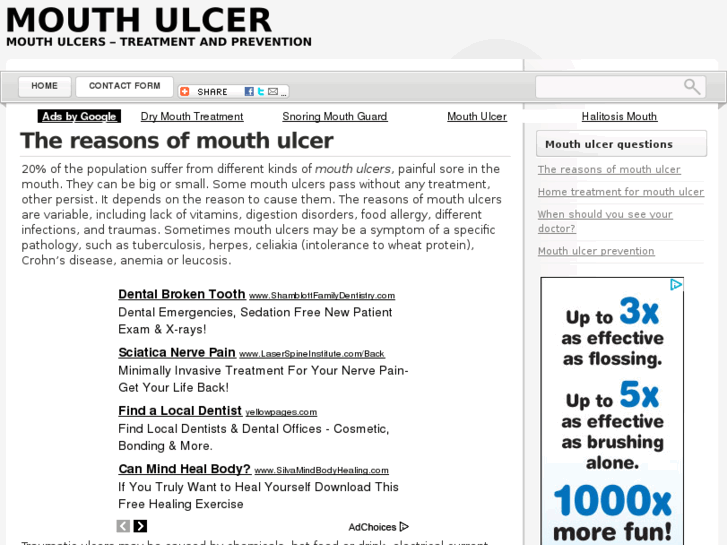 www.mouthulcer.org