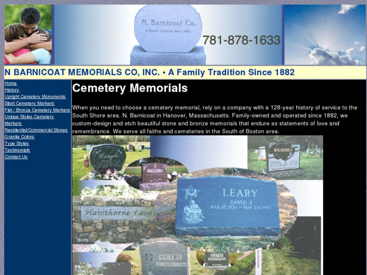 www.nbarnicoatmemorials.com