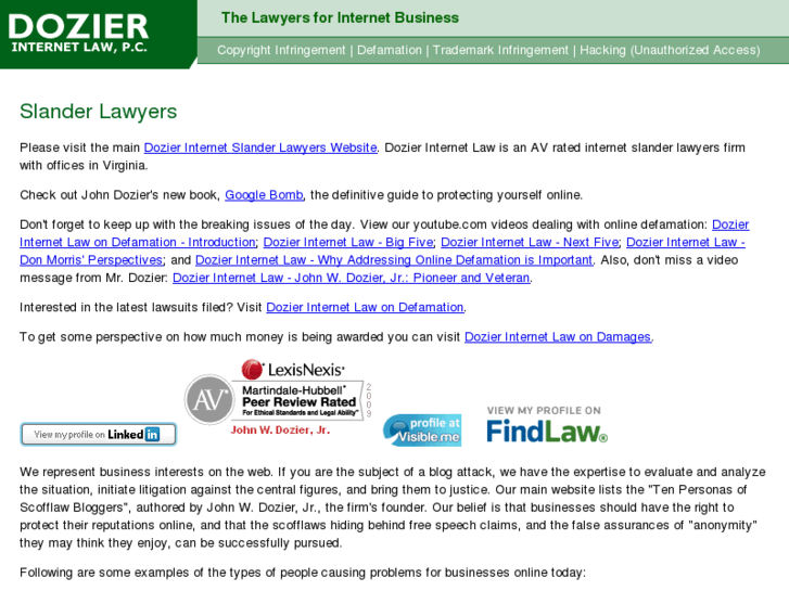 www.slander-lawyers.com