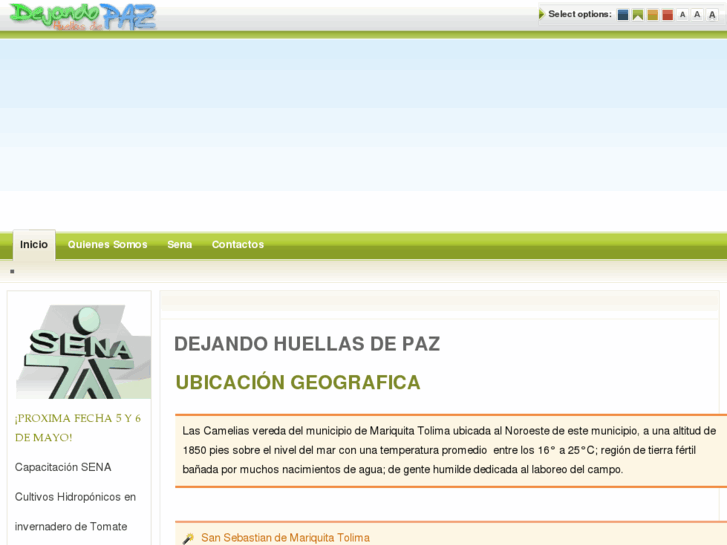 www.dejandohuellasdepaz.org