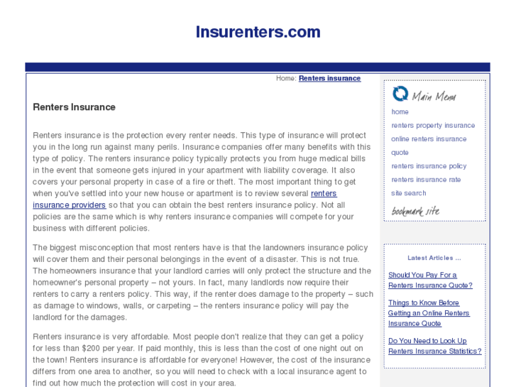 www.insurenters.com