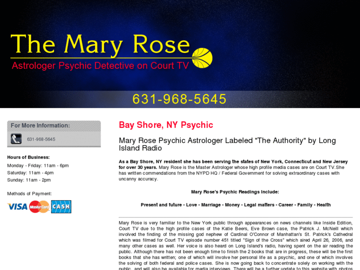 www.maryrosepsychicastrologercourttv.com