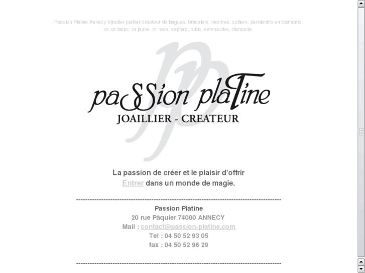 www.passion-platine.com