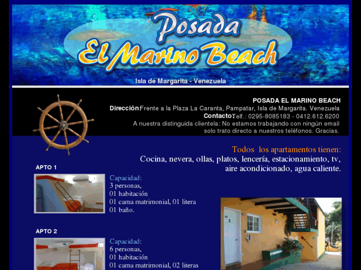 www.posadaelmarinobeach.com