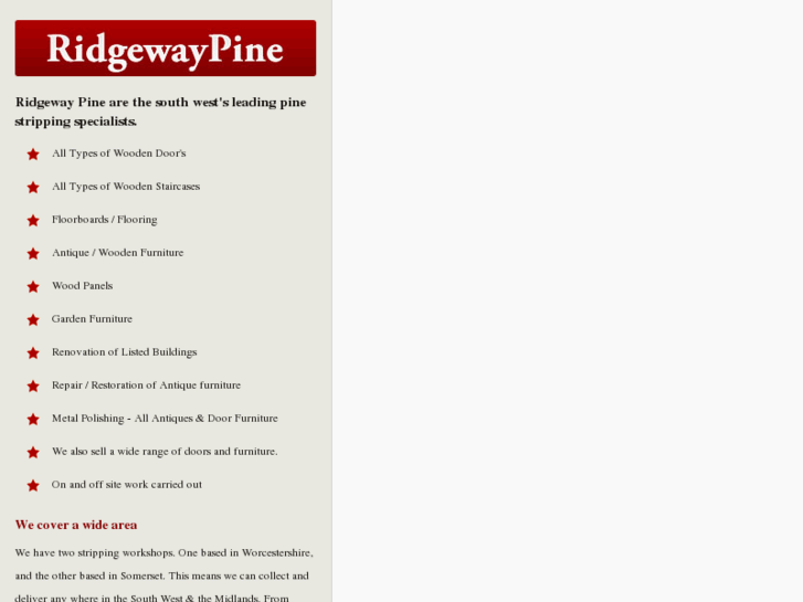 www.ridgewaypine.com