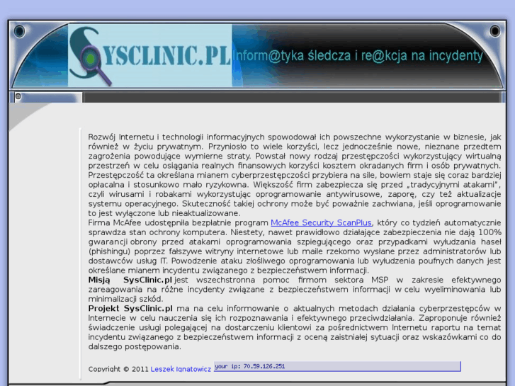 www.sysclinic.pl