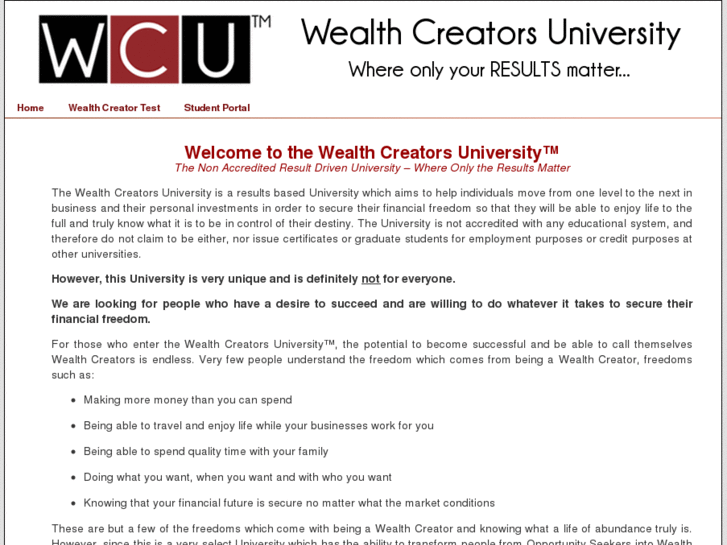 www.wealthcreatorsuniversity.com