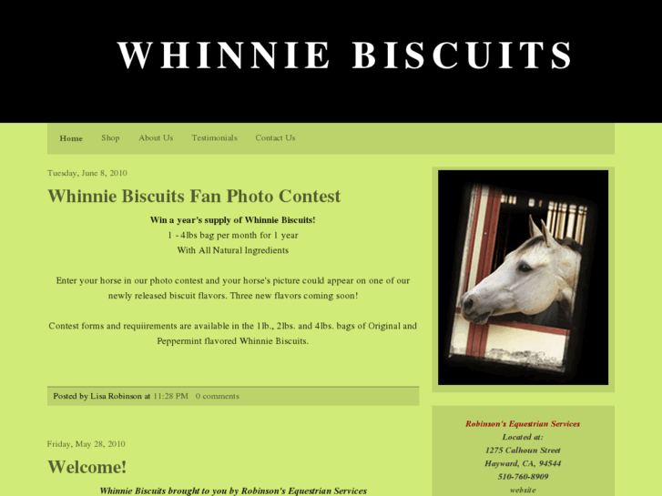 www.whinniebiscuits.com