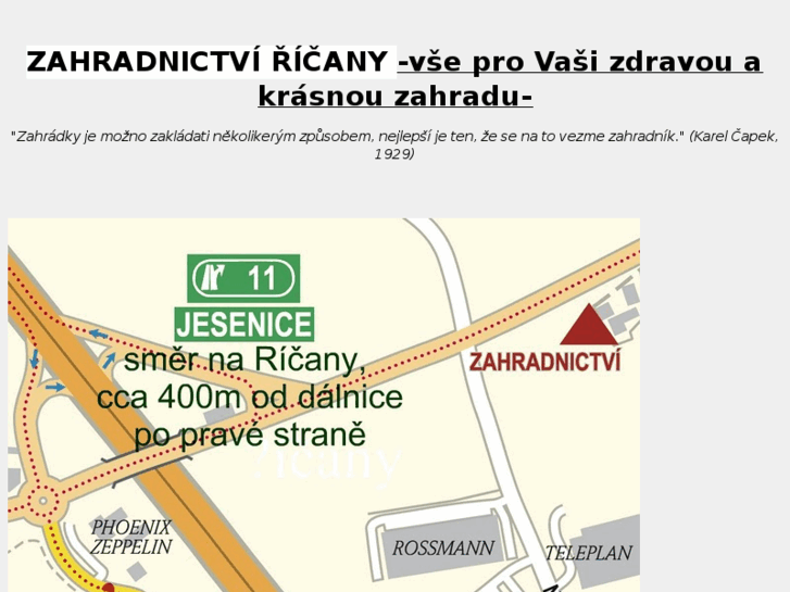 www.zahradnictviricany.cz