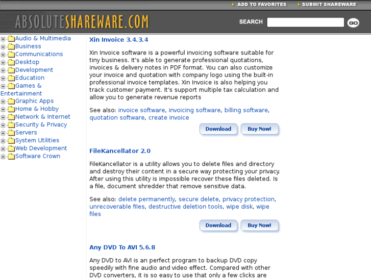 www.absoluteshareware.com