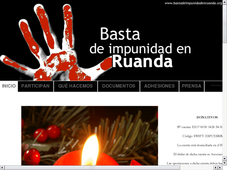 www.bastadeimpunidadenruanda.org