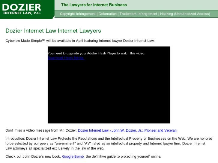 www.dozierinternet-law.org