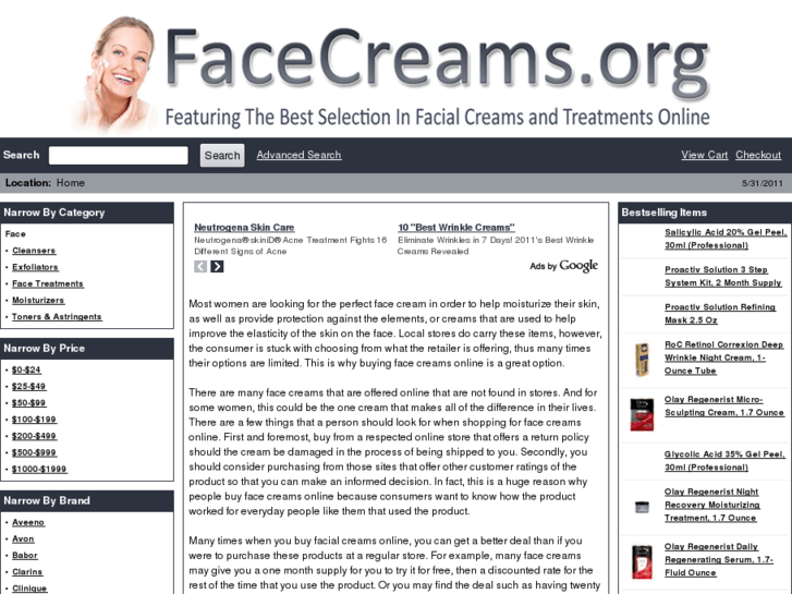 www.facecreams.org