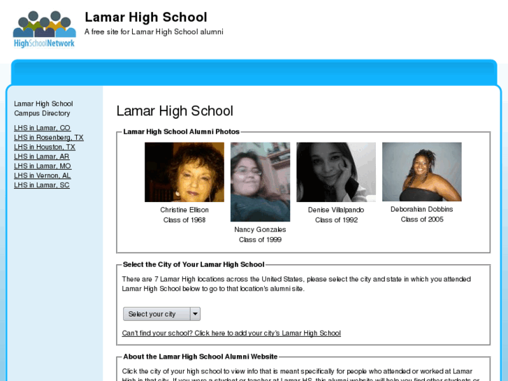 www.lamarhighschoolalumni.org