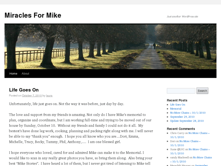 www.miraclesformike.com