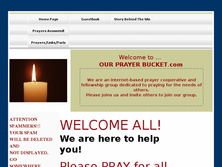 www.ourprayerbucket.com