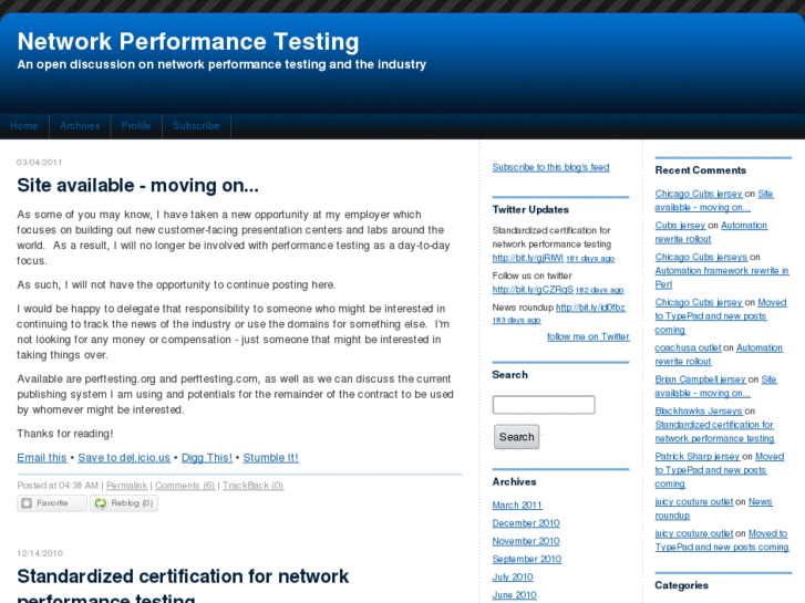 www.perftesting.org