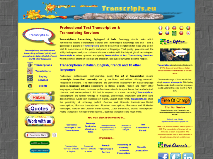 www.transcripts.eu