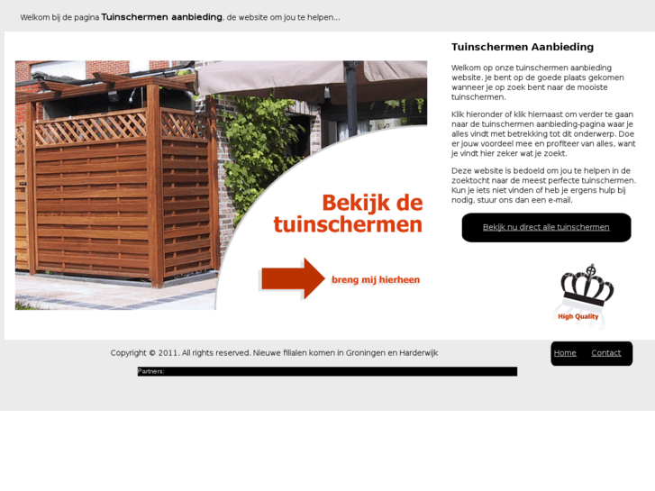 www.tuinschermenaanbieding.nl