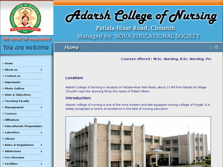 www.adarshcollegeofnursing.com