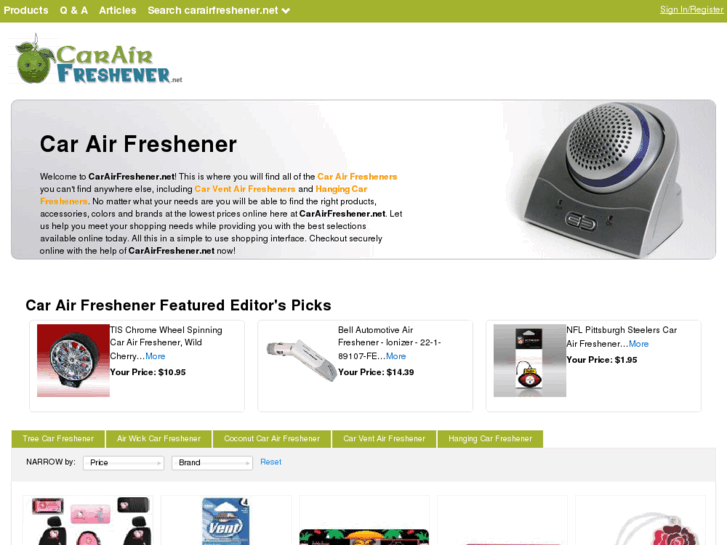 www.carairfreshener.net
