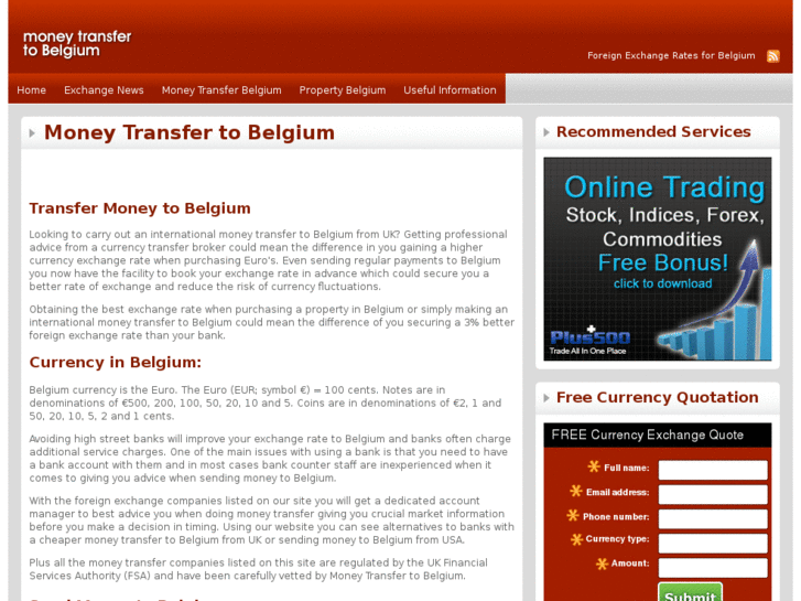 www.moneytransfertobelgium.co.uk