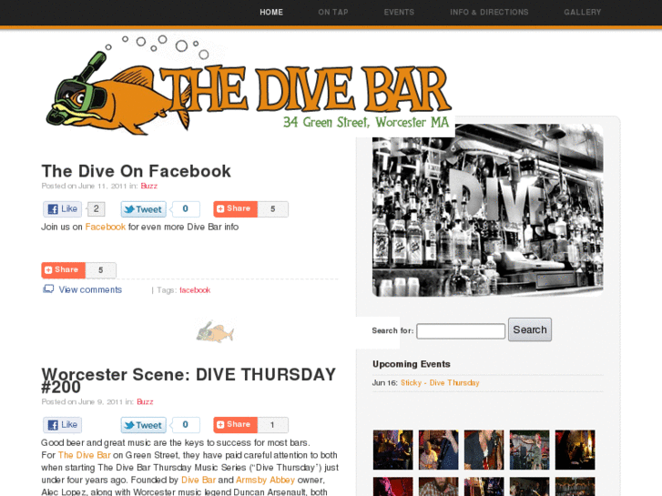 www.thedivebarworcester.com