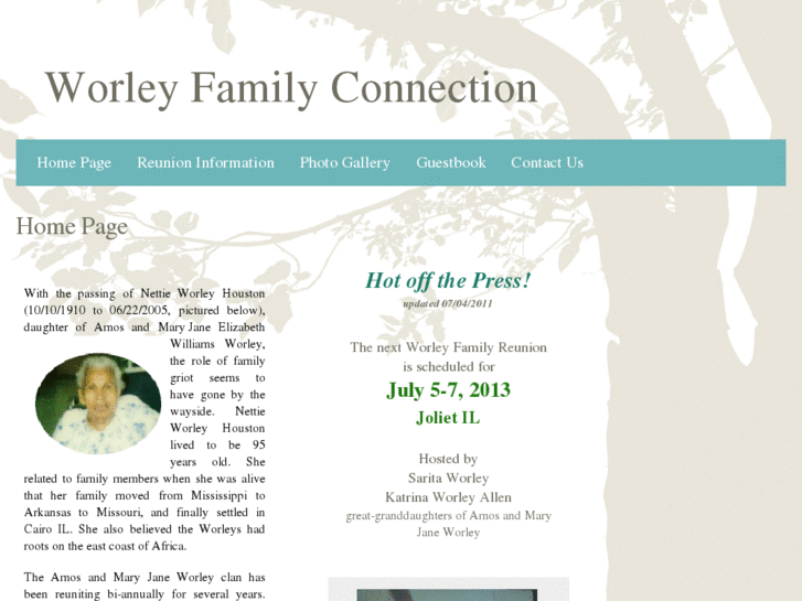 www.worleyfamilyconnection.info