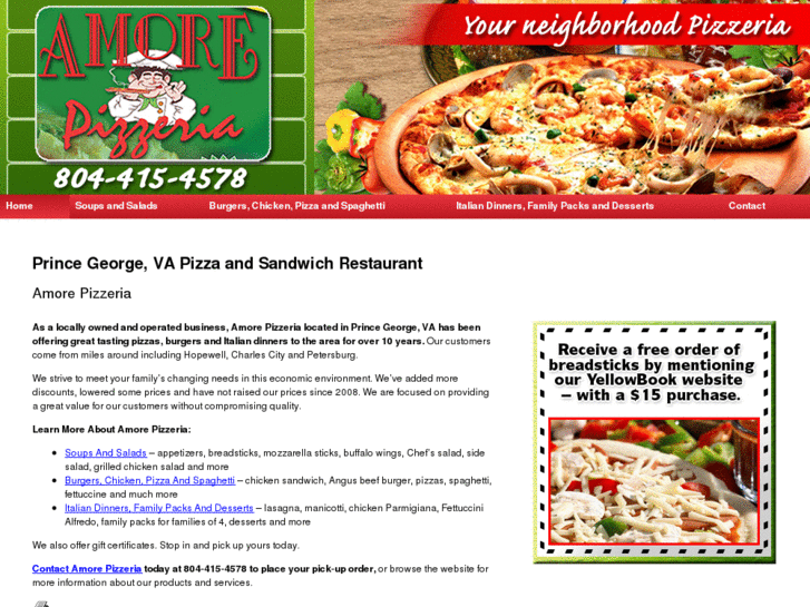 www.amorepizzeriarestaurant.com