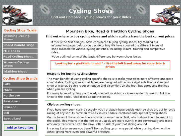 www.cyclingshoesuk.co.uk