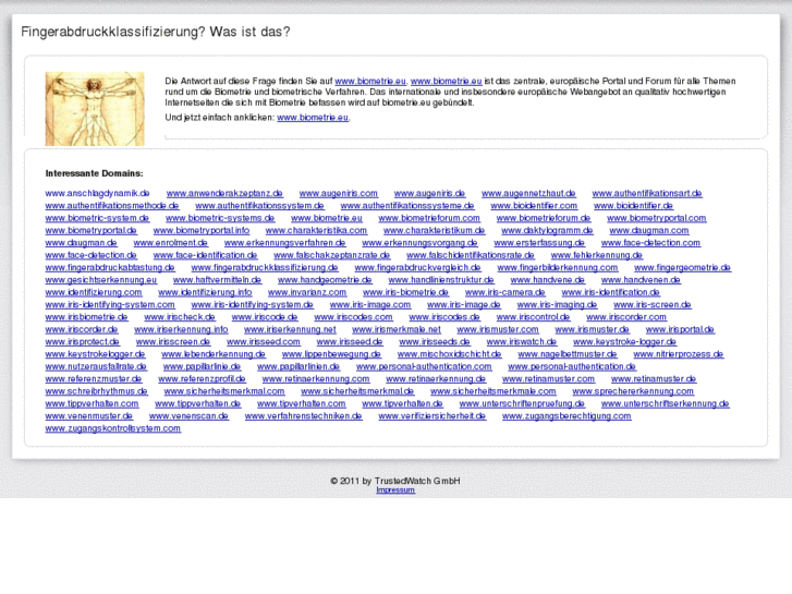 www.fingerabdruckklassifizierung.de