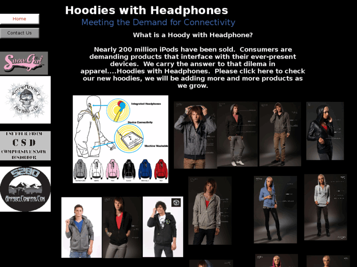 www.hoodieswithheadphones.com