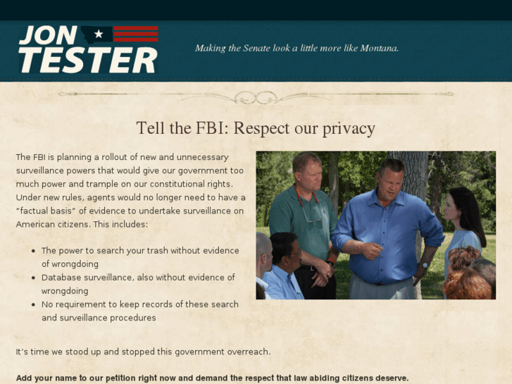 www.senatorjohntester.org