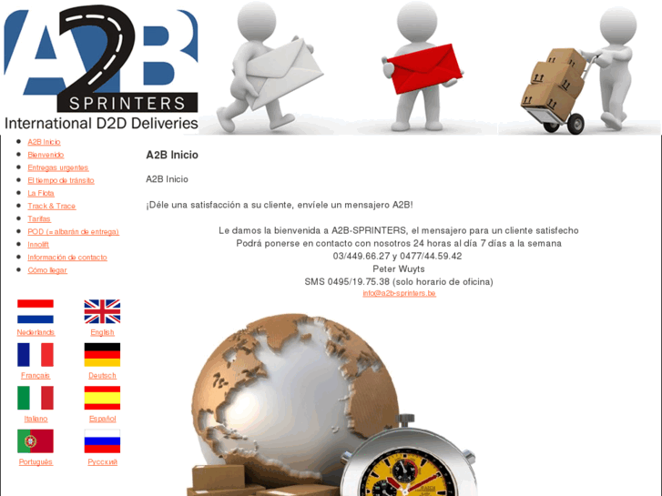 www.a2b-sprinters.es