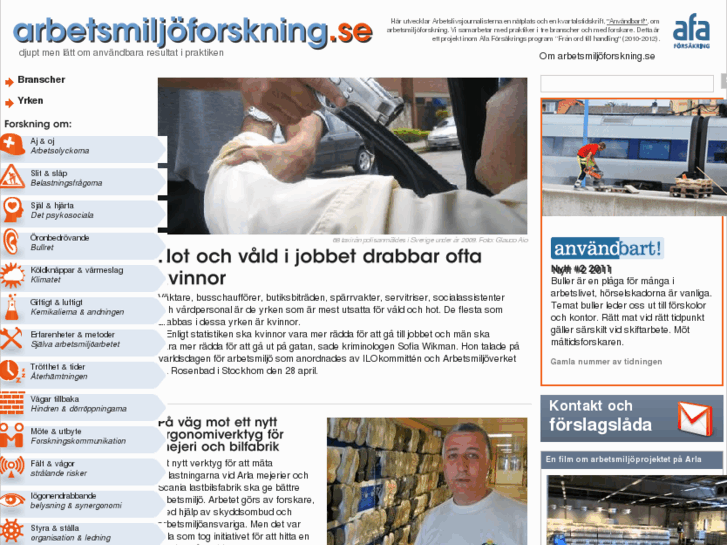 www.arbetsmiljoforskning.se