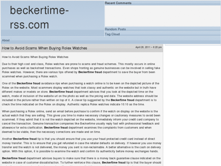 www.beckertime-rss.com