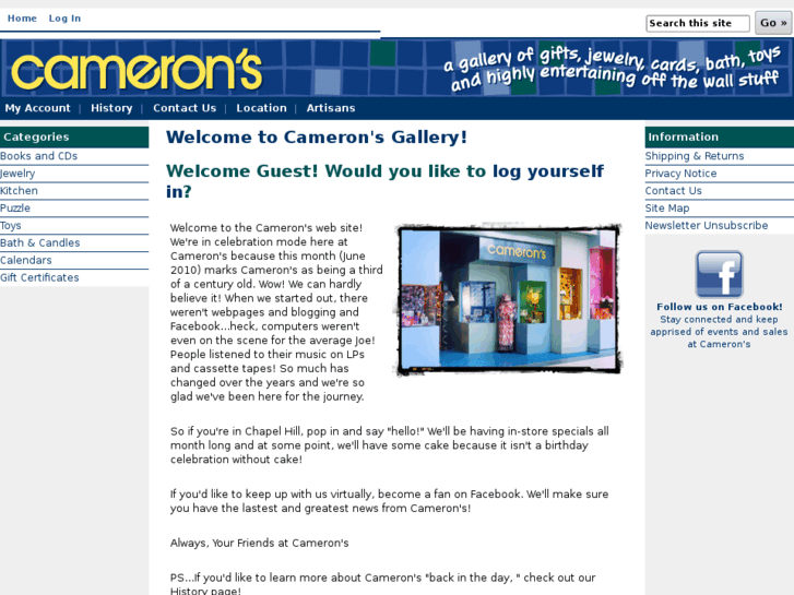 www.camerons-gallery.com