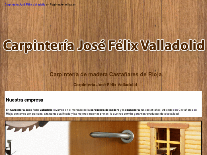 www.carpinteriajosefelixvalladolid.es