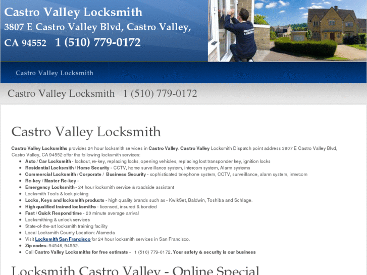 www.castrovalleylocksmiths.com